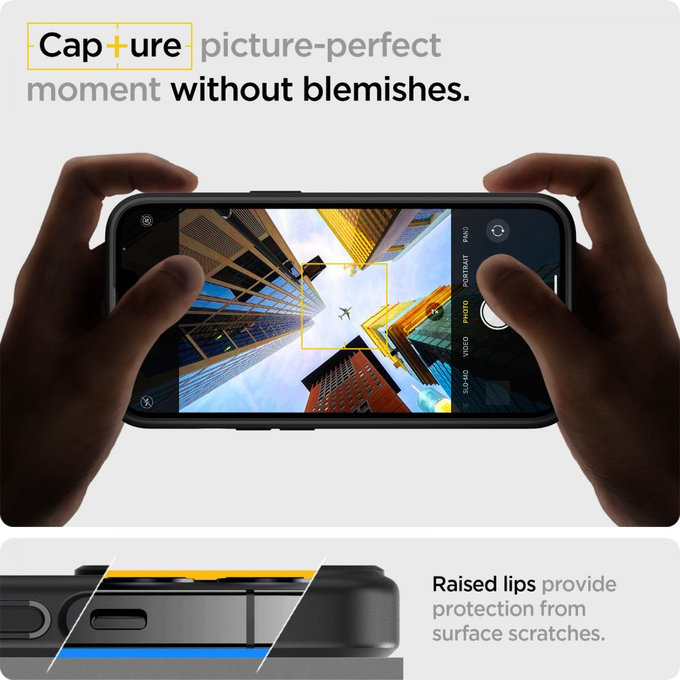 Spigen - Ultra Hybrid Case für iPhone 13 mini, schwarz