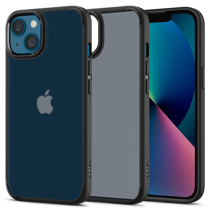 Spigen - Ultra Hybrid Case für iPhone 13 mini, schwarz