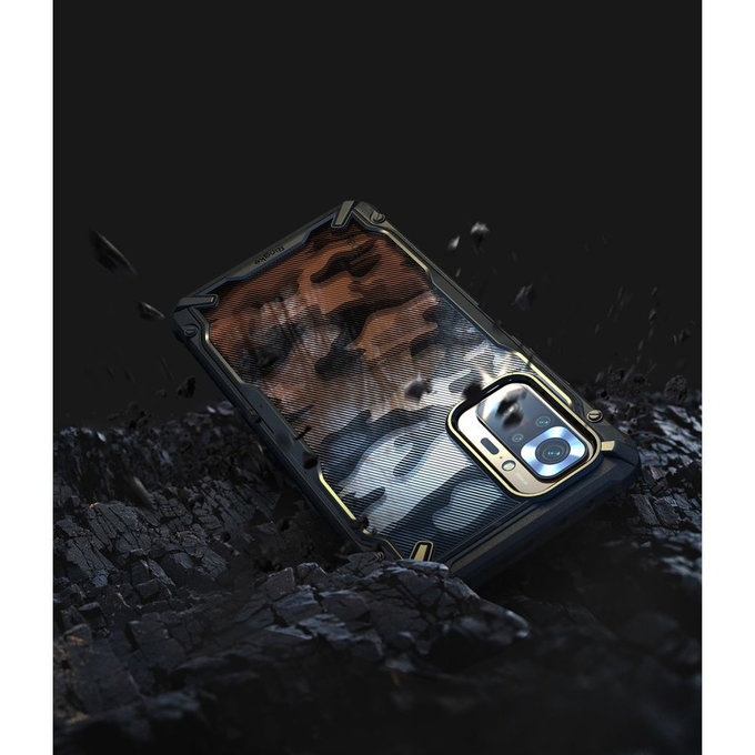 Ringke - Fusion X Hülle für Xiaomi Redmi Note 10 Pro, schwarze Tarnung