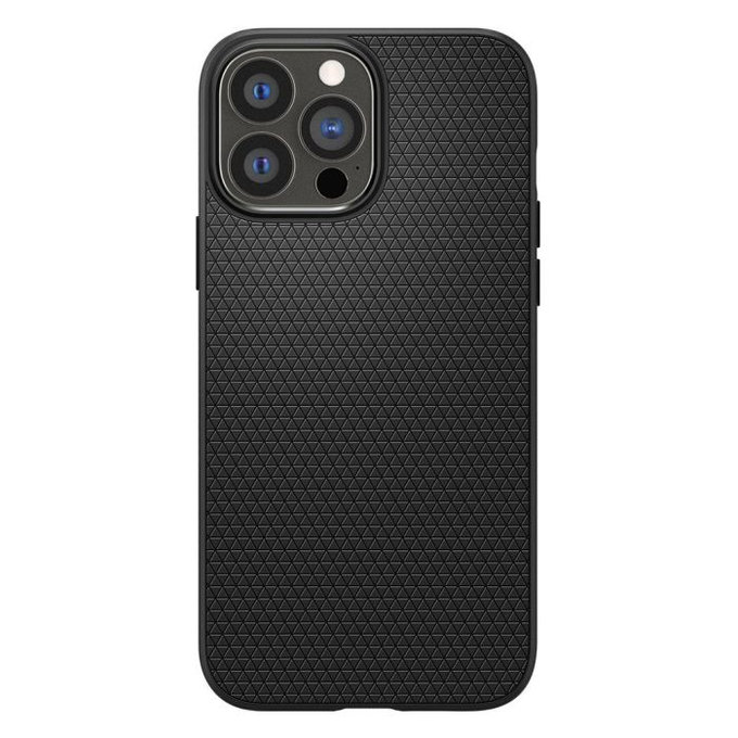 Spigen - Hülle Liquid Air für iPhone 13 Pro Max, schwarz