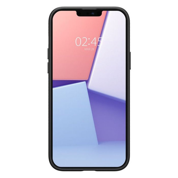 Spigen - Hülle Liquid Air für iPhone 13 Pro Max, schwarz