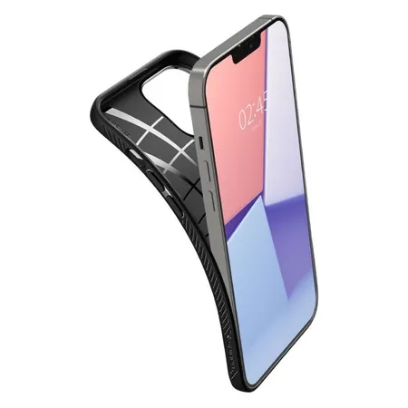 Spigen - Hülle Liquid Air für iPhone 13 Pro Max, schwarz