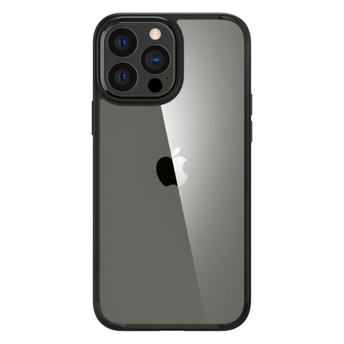 Spigen - Hülle Ultra Hybrid für iPhone 13 Pro Max, schwarz