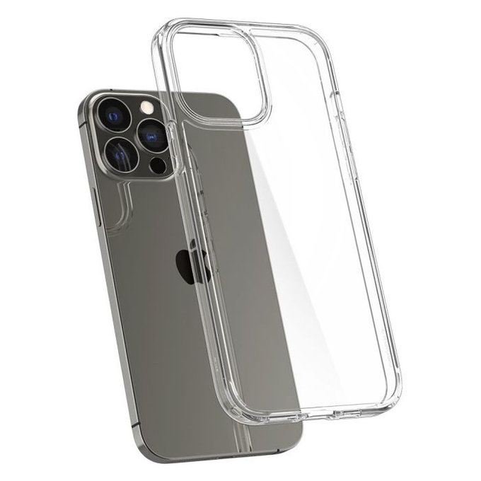 Spigen - Hülle Ultra Hybrid für iPhone 13 Pro, transparent