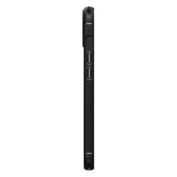 Spigen - Hülle Rugged Armor für iPhone 13 mini, schwarz
