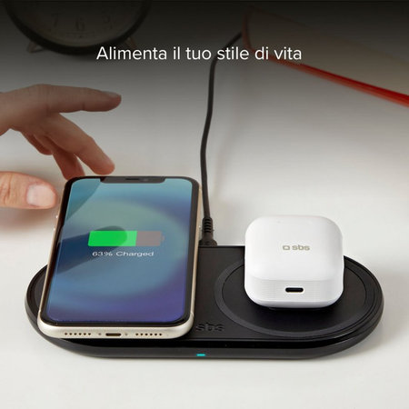 SBS - Duálna Drahtloses Ladegerät, schwarz