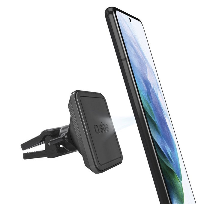 SBS - Autohalterung für Lüftung, magnetisch, rechteckig, schwarz