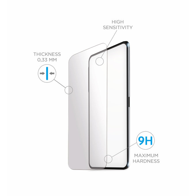 Fonex - Gehärtetes Glas für iPhone 13 Pro Max, klar