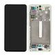 Samsung Galaxy S21 FE G990B - LCD Display + Touchscreen Front Glas + Rahmen (Green) - GH82-26414C, GH82-26420C, GH82-26590C Genuine Service Pack