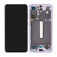 Samsung Galaxy S21 FE G990B - LCD Display + Touchscreen Front Glas + Rahmen (Violet) - GH82-26414D, GH82-26420D, GH82-26590D Genuine Service Pack