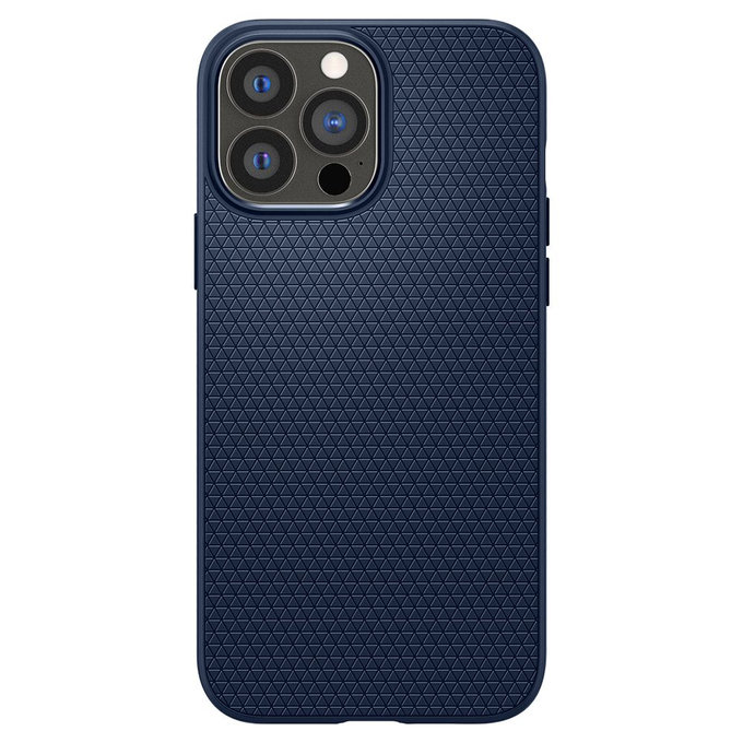 Spigen - Hülle Liquid Air für iPhone 13 Pro Max, blau