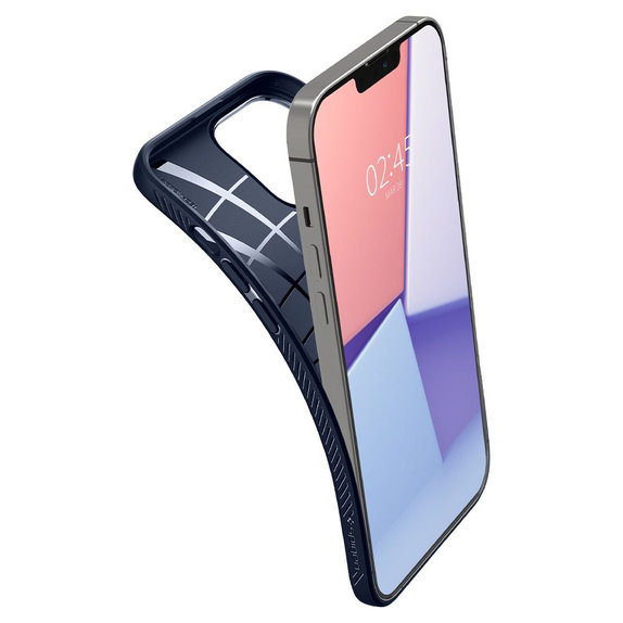 Spigen - Hülle Liquid Air für iPhone 13 Pro Max, blau