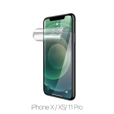 FixPremium HydroGel HD - Displayschutzfolie für iPhone X, Xs und 11 Pro