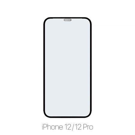 FixPremium FullCover Glass - Gehärtetes Glas für iPhone 12, 12 Pro