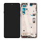 Motorola Edge 20 XT2143 - LCD Display + Touchscreen Front Glas + Rahmen (Frostred Grey) - 5D68C19192 Genuine Service Pack