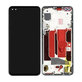 OnePlus Nord - LCD Display + Touchscreen Front Glas + Rahmen (Blue Marble) - 2011100197 Genuine Service Pack