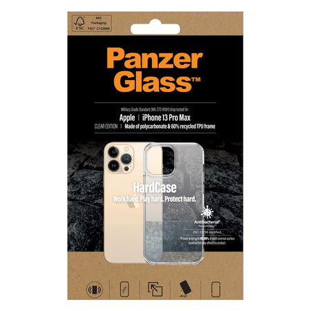 PanzerGlass - Hülle HardCase AB für iPhone 13 Pro Max, transparent
