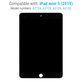 Apple iPad Mini 5 - LCD Display + Touchscreen Front Glas (Black) Refurbished