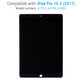Apple iPad Pro 10.5 (2017) - LCD Display + Touchscreen Front Glas (Black) Refurbished