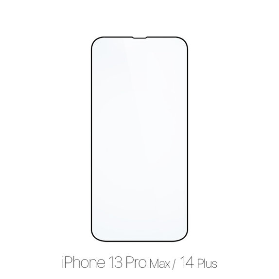 FixPremium FullCover Glass - Gehärtetes Glas für iPhone 13 Pro Max und 14 Plus