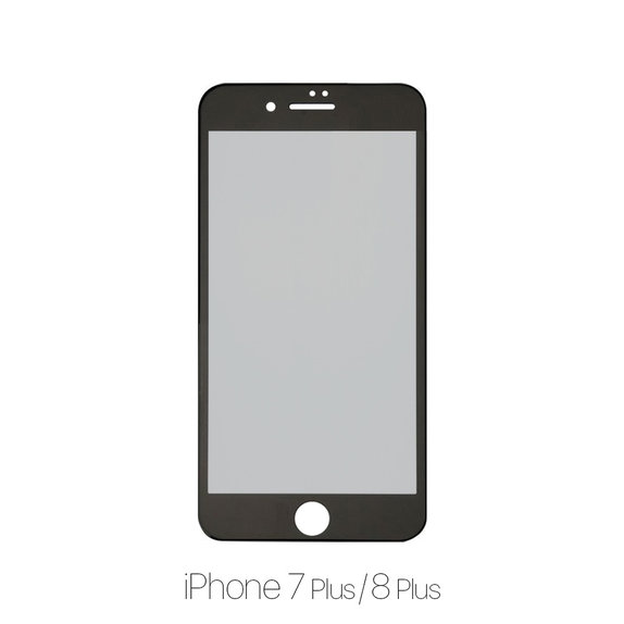 FixPremium Privacy Anti-Spy Glass - Gehärtetes Glas für iPhone 7 Plus und 8 Plus