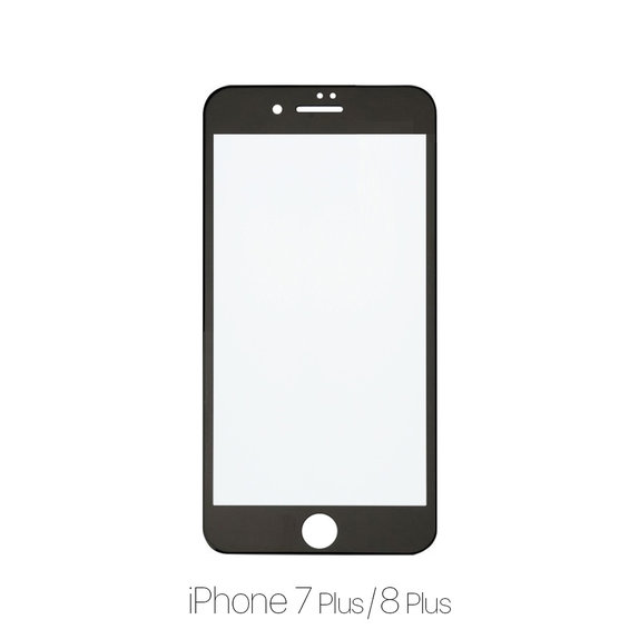 FixPremium FullCover Glass - Gehärtetes Glas für iPhone 7 Plus und 8 Plus