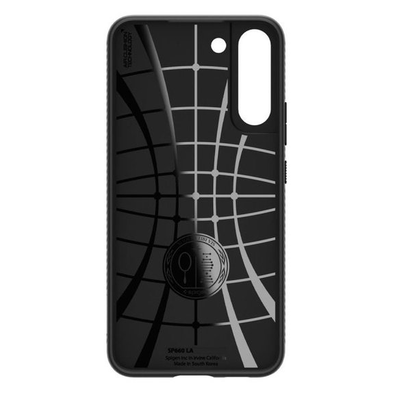 Spigen - Hülle Liquid Air für Samsung Galaxy S22, Matte Black