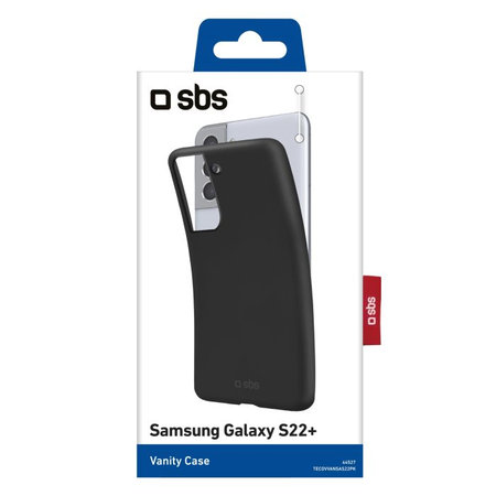 SBS - Hülle Vanity für Samsung Galaxy S22+, schwarz