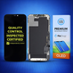 Display Hard OLED für iPhone 12, 12 Pro, Touchscreen-Glas mit Rahmen, FixPremium
