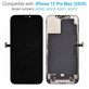 Display Hard OLED für iPhone 12 Pro Max, Touchscreen-Glas mit Rahmen, FixPremium