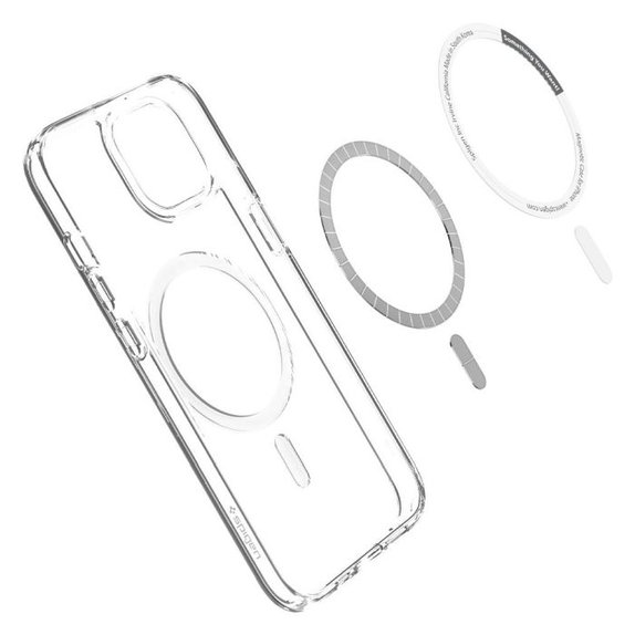 Spigen - Hülle Ultra Hybrid mit MagSafe für iPhone 13 mini, weiss