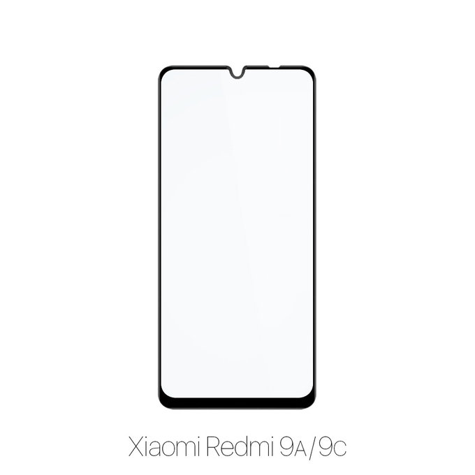 FixPremium FullCover Glass - Gehärtetes Glas für Xiaomi Redmi 9A und 9C