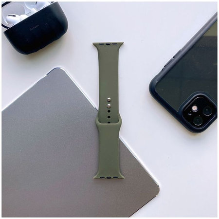 Tech-Protect - Armband Iconband für Apple Watch 4, 5, 6, 7, SE (38, 40, 41mm), army green