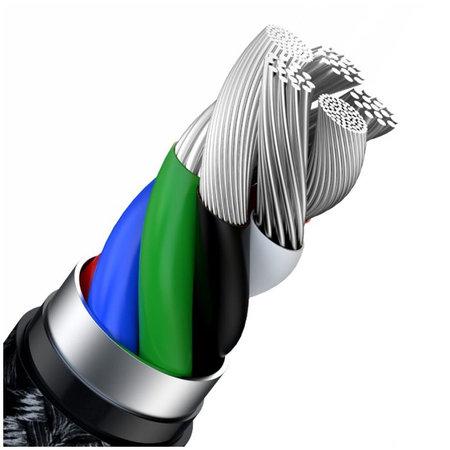 Baseus - Lightning / USB-C Kabel (2m), schwarz