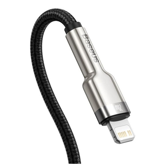 Baseus - Lightning / USB-C Kabel (2m), schwarz