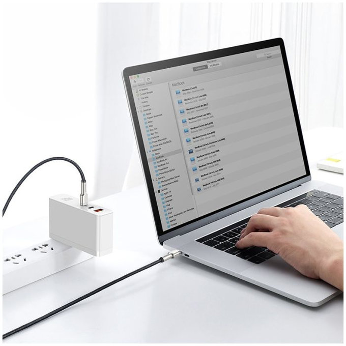 Baseus - USB-C / USB-C Kabel (1m), schwarz