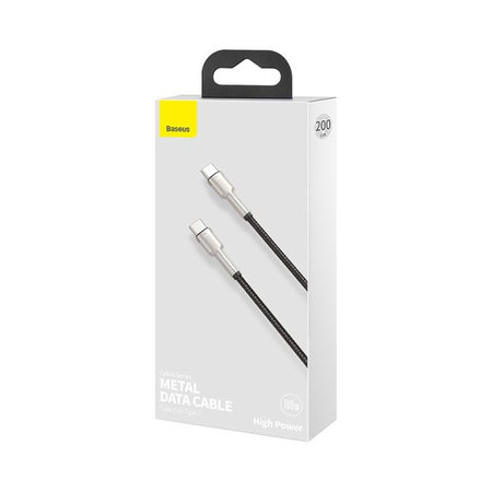 Baseus - USB-C / USB-C Kabel (2m), schwarz