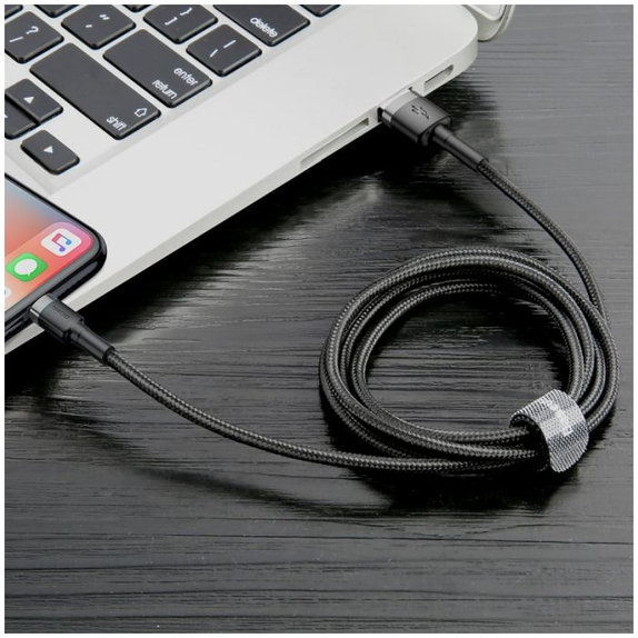 Baseus - Lightning / USB Kabel (1m), schwarz