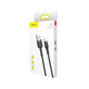 Baseus - Lightning / USB Kabel (1m), schwarz