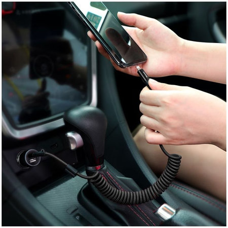 Baseus - Lightning / USB Kabel (1m), Frühling, schwarz