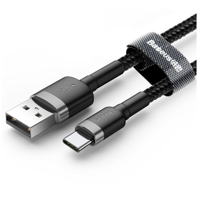 Baseus - USB-C / USB Kabel (2m), schwarz