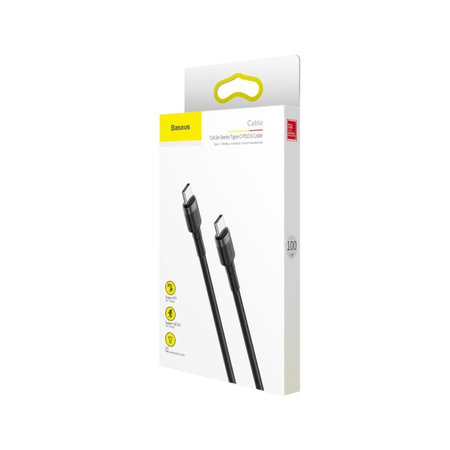 Baseus - USB-C / USB-C Kabel (2m), schwarz
