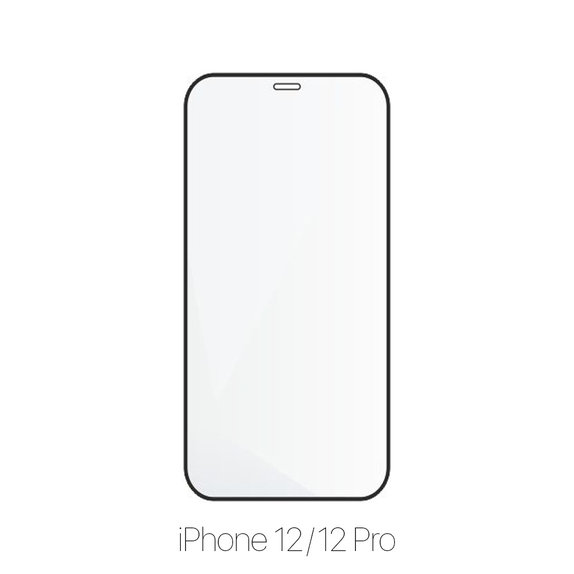 FixPremium FullCover Glass - Gehärtetes Glas für iPhone 12 und 12 Pro