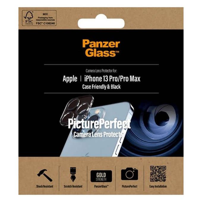 PanzerGlass - Kameraobjektiv-Schutzhülle PicturePerfect für iPhone 13 Pro und 13 Pro Max, transparent