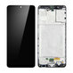 Samsung Galaxy A31 A315F - LCD Display + Touchscreen Front Glas + Rahmen (Prism Crush Black) TFT