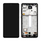 Samsung Galaxy A52 4G A525F - LCD Display + Touchscreen Front Glas + Rahmen (Awesome Black) TFT