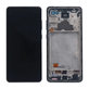 Samsung Galaxy A72 A725F, A726B - LCD Display + Touchscreen Front Glas + Rahmen (Awesome Black) TFT