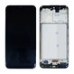 Samsung Galaxy M21 M215F - LCD Display + Touchscreen Front Glas + Rahmen (Black) TFT