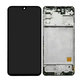 Samsung Galaxy M31s M317F - LCD Display + Touchscreen Front Glas + Rahmen (Mirage Black) OLED