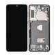 Samsung Galaxy S21 Plus G996B - LCD Display + Touchscreen Front Glas + Rahmen (Phantom Black) TFT